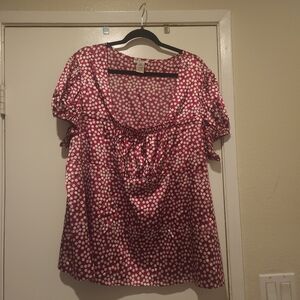 Polka Dot Women's Top